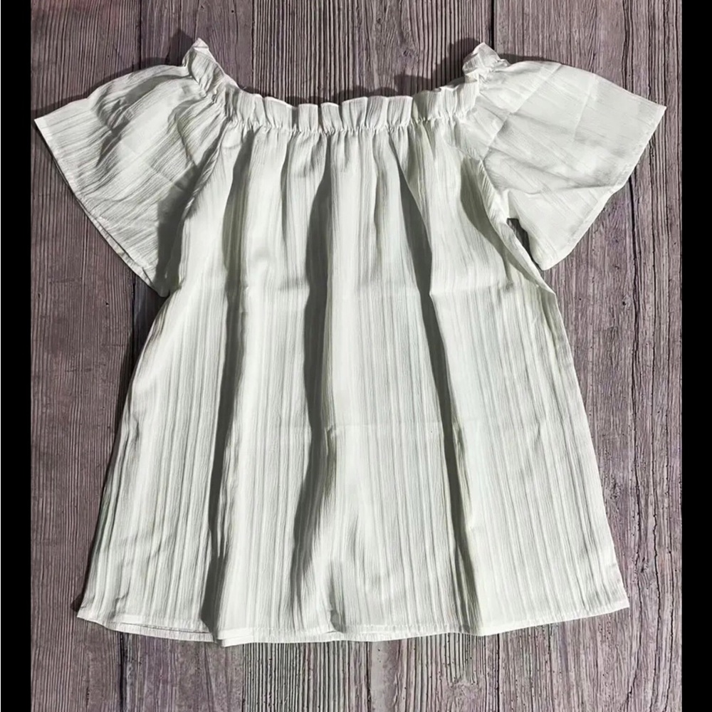 White Blouse Off The Shoulder